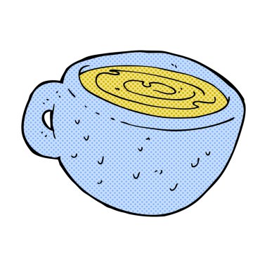 komik karikatür kahve Kupası