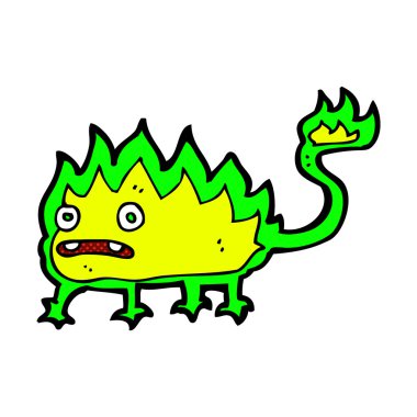 komik çizgi film küçük şeytan ateş