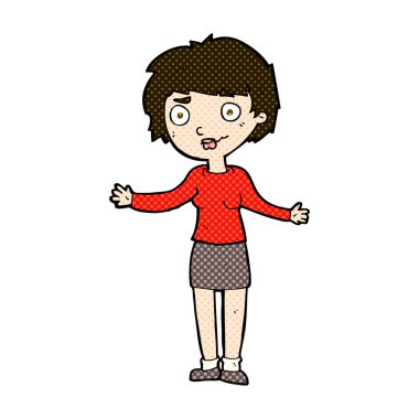 komik karikatür karışık kadın