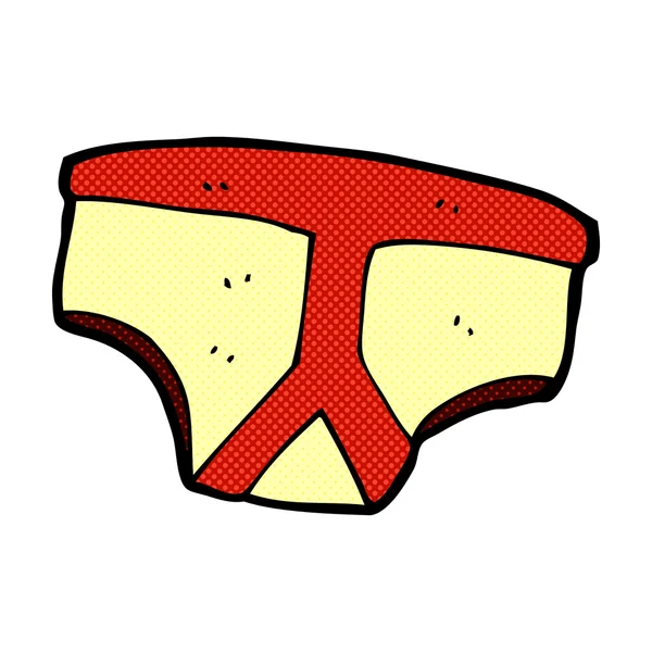 Comic cartoon underpants — Stock Vector