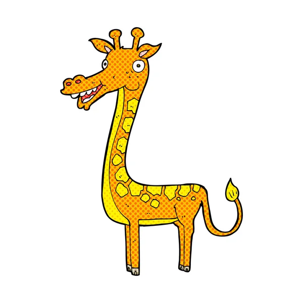 Fumetto giraffa del fumetto — Vettoriale Stock