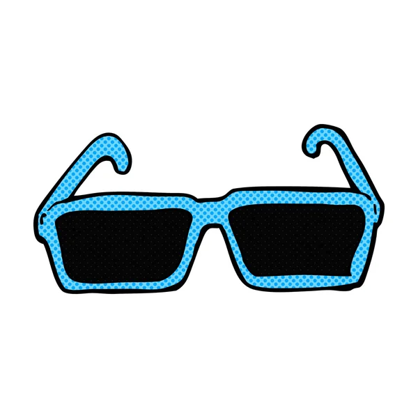 Комедійний мультфільм сонцезахисні окуляри — стоковий вектор