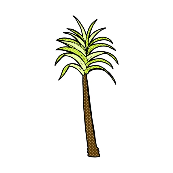 Palmera historieta cómica — Vector de stock