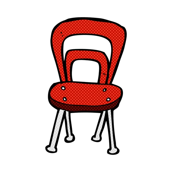 Chaise de dessin animé comique — Image vectorielle