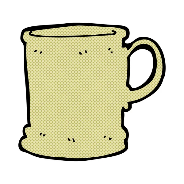 Comic cartoon mug — Stock Vector