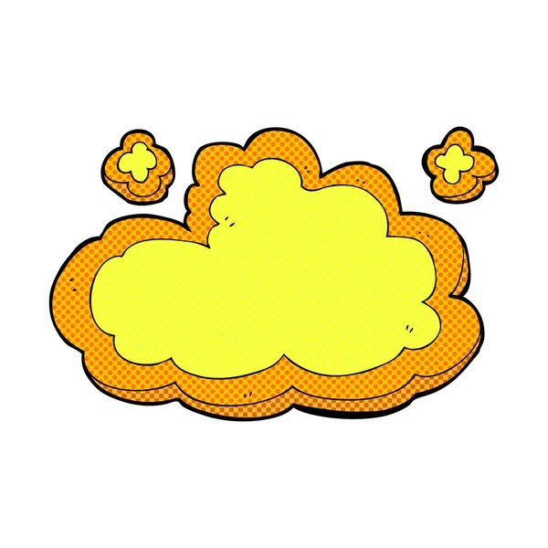 Comic cartoon decorative cloud — стоковый вектор