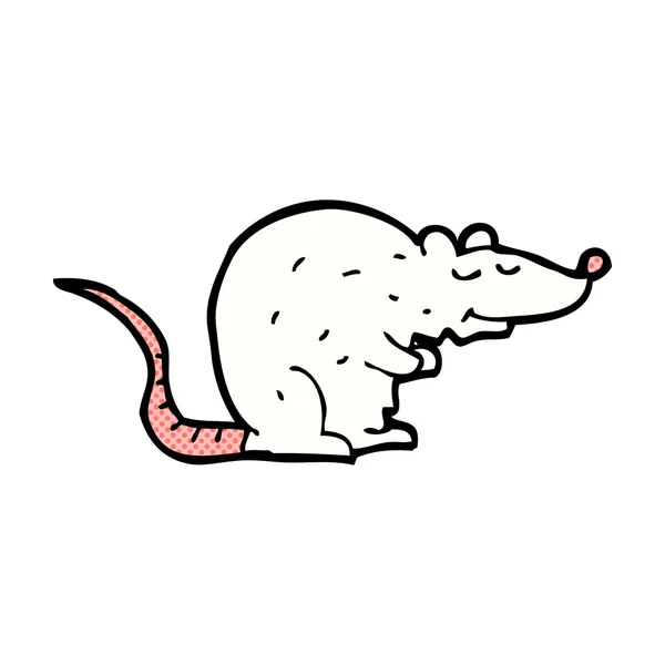 Komiksově kreslenou krysu — Stockový vektor