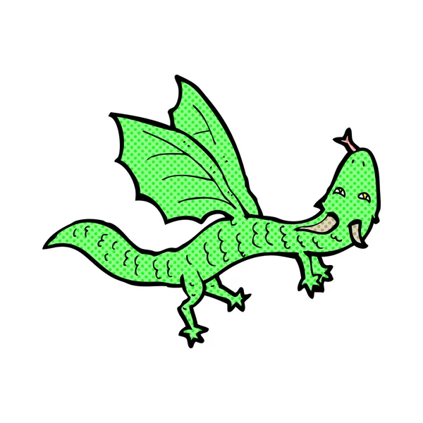Desenho animado pequeno dragão —  Vetores de Stock