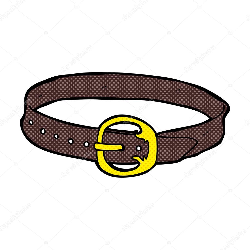 comic cartoon old belt