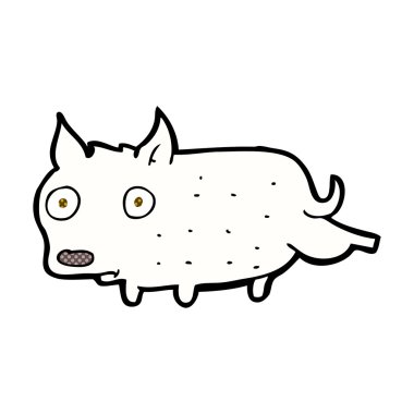 çizgi çizgi film küçük köpek cocking bacak