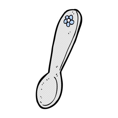 komik karikatür kaşık