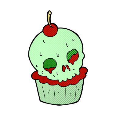 komik çizgi film halloween kek