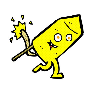 komik karikatür komik havai fişek karakter