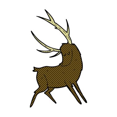 komik karikatür geyik