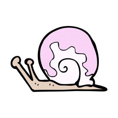 komik karikatür salyangoz