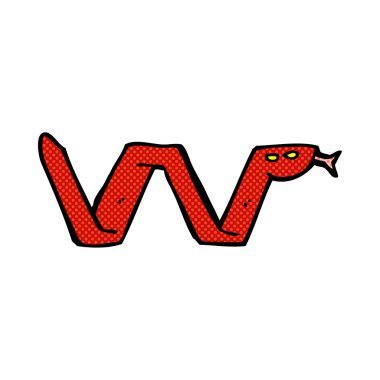 komik karikatür yılan sembolü