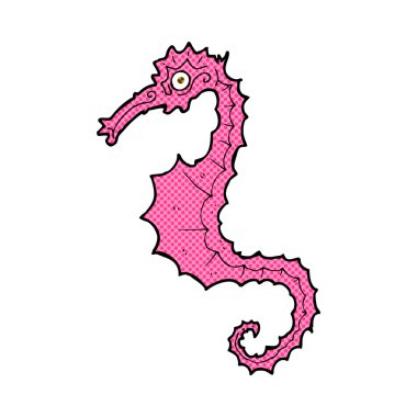 komik karikatür deniz atı