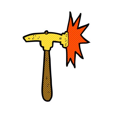 komik karikatür çekiç