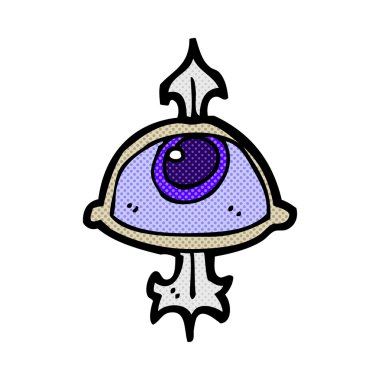 komik karikatür göz simgesi
