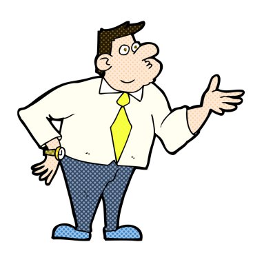 komik karikatür işadamı soran soru