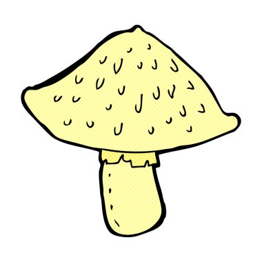 komik karikatür yabani mantar