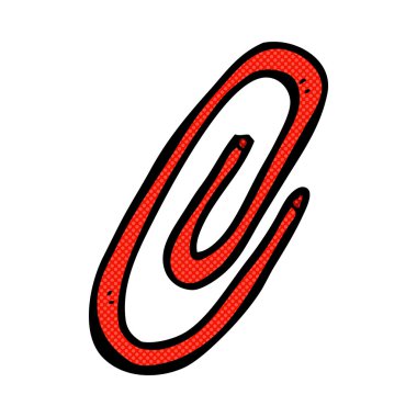 komik karikatür kırmızı ataç