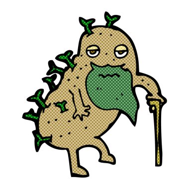 komik karikatür eski patates