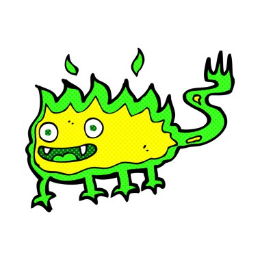 komik çizgi film küçük şeytan ateş