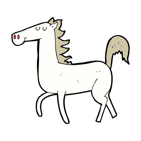 Bande dessinée cheval — Image vectorielle