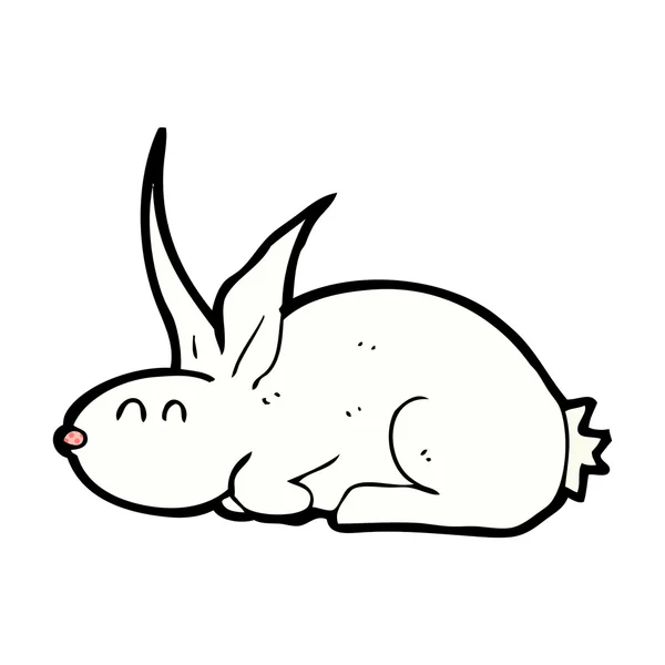 Komiska tecknad kanin — Stock vektor