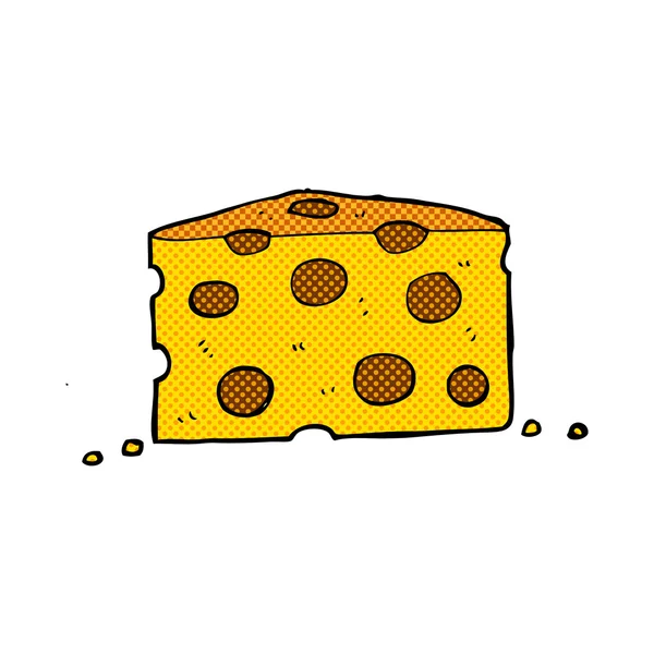 Komik karikatür peynir — Stok Vektör