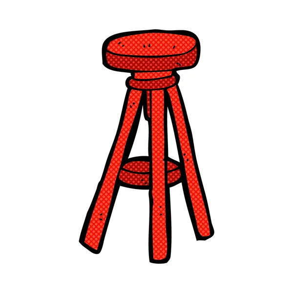 Comic cartoon stool — Stock Vector