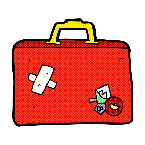 Komiksově kreslenou zavazadla — Stockový vektor