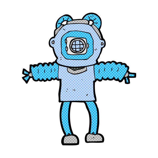 комикс глубоководный дайвер
