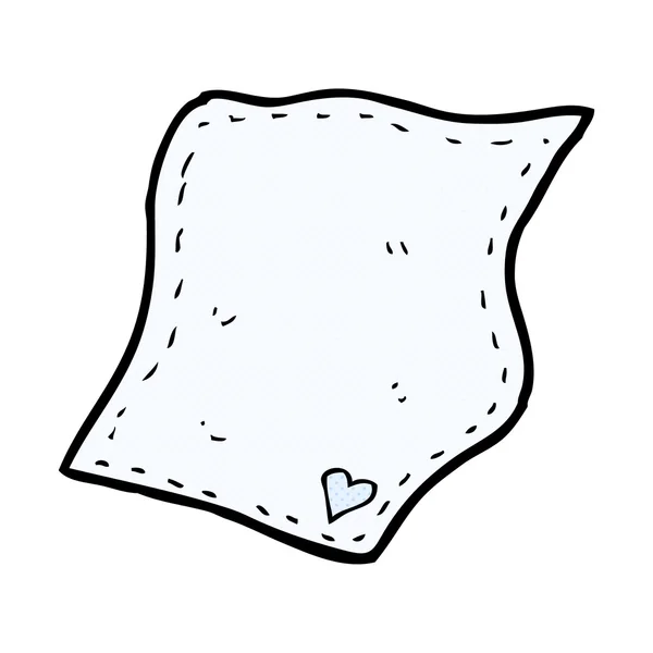 Comic cartoon handkerchief — Stock Vector
