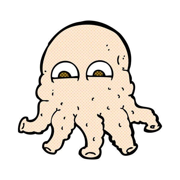 Komiksově kreslenou cizí chobotnice — Stockový vektor