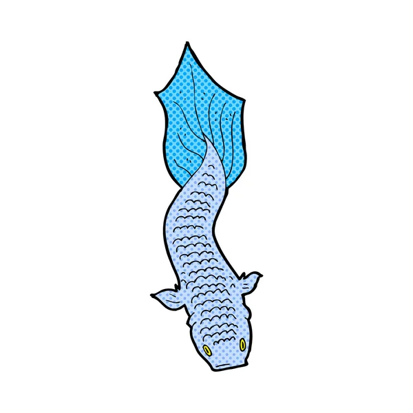 Γελοιογραφία κωμικό ψάρια — Διανυσματικό Αρχείο