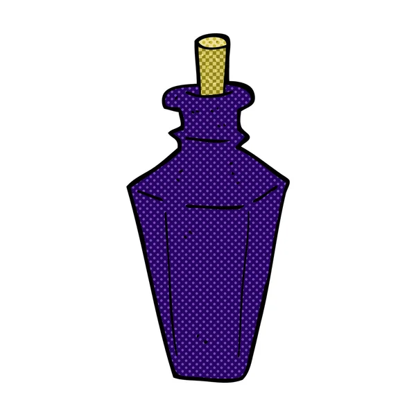 Μπουκάλι άρωμα άρωμα κωμικό κινούμενα σχέδια — Διανυσματικό Αρχείο