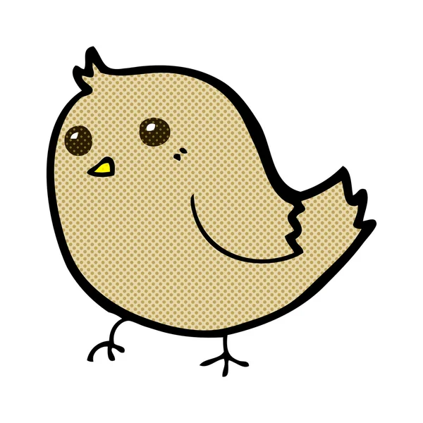Comic cartoon bird — Stock Vector