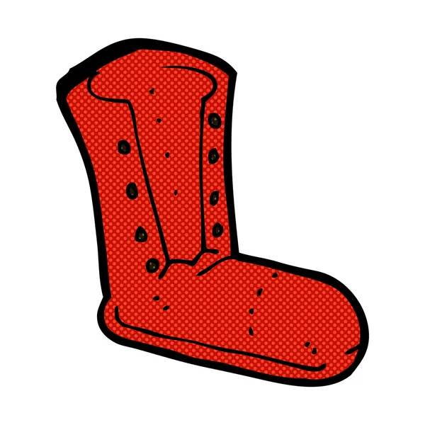 Strip cartoon oude boot — Stockvector