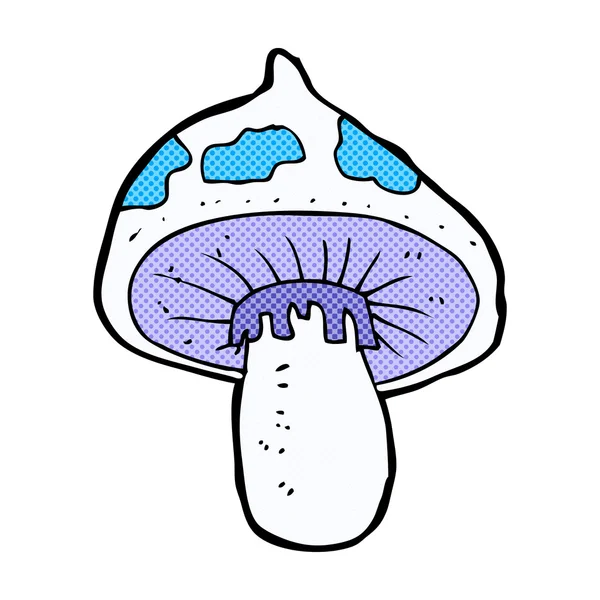 Comic cartoon toadstool — стоковый вектор