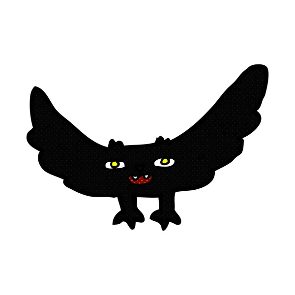 Bande dessinée fantasmagorique vampire chauve-souris — Image vectorielle