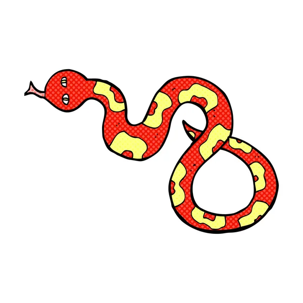Комедійний мультфільм змія — стоковий вектор