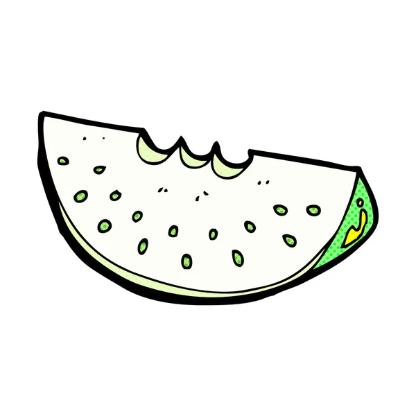 Comic cartoon melon slice — стоковый вектор