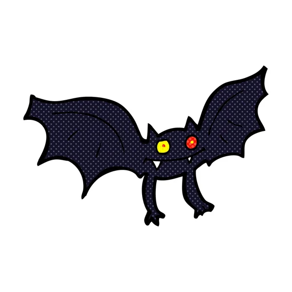 Morcego vampiro de banda desenhada — Vetor de Stock