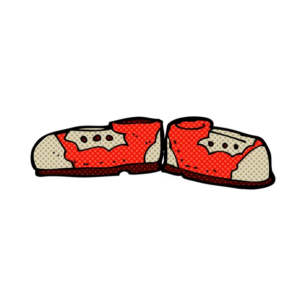 Comic Cartoon alte Schuhe — Stockvektor