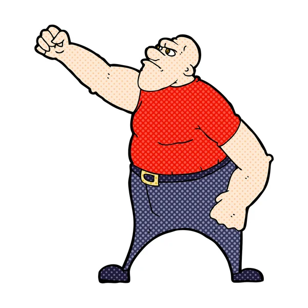 Strip cartoon boze man — Stockvector