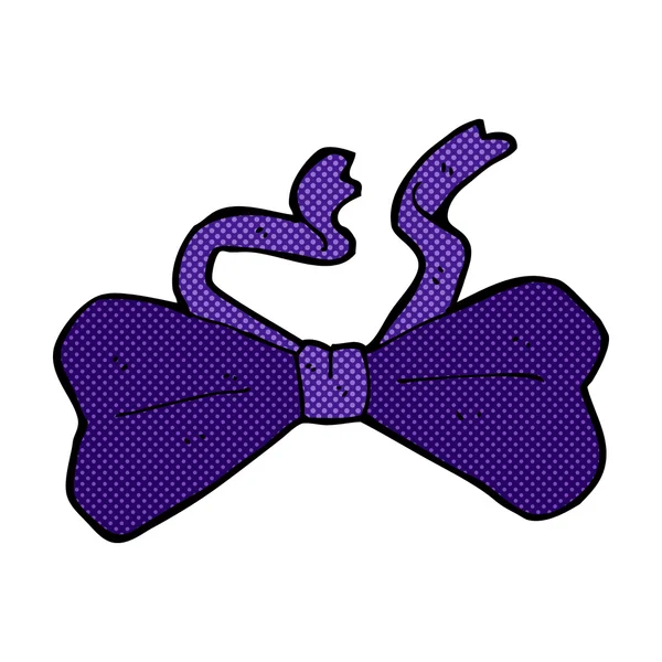 Comic cartoon bow tie — Stock Vector