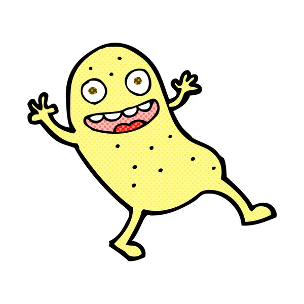 Strip cartoon aardappel — Stockvector