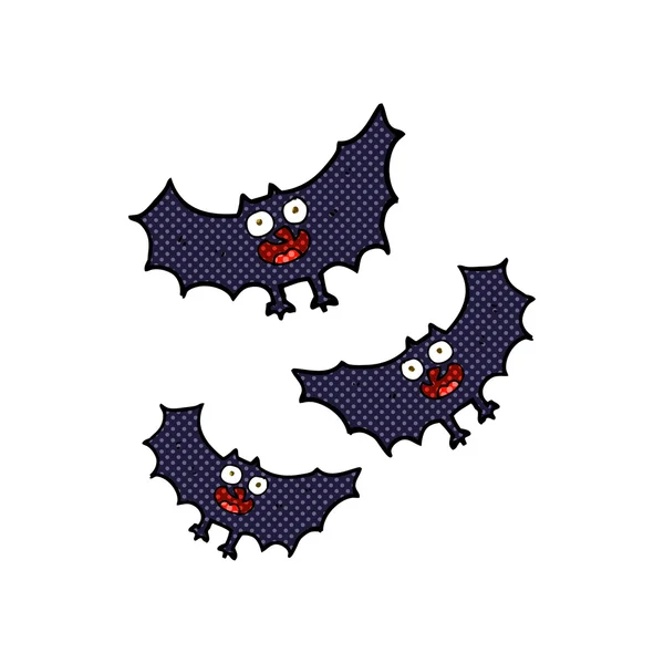 Comic cartoon bats — стоковый вектор